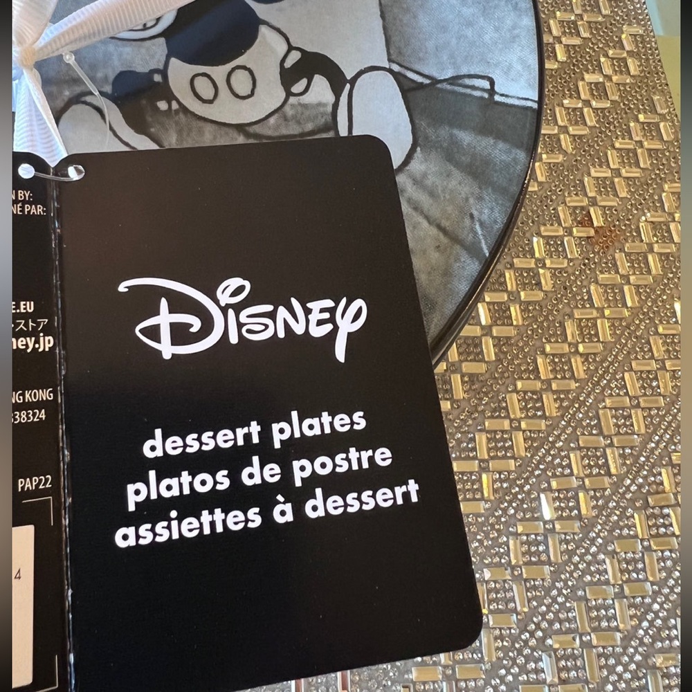 ☠️ DISNEY A Silly Symphony The Skeleton Dance Mickey Halloween Plates Plate Set - Picture 11 of 11